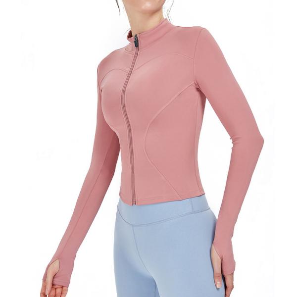 OEM Factory Производитель Индивидуальный логотип Спортивные костюмы Осенняя велосипедная куртка Женская одежда для йоги