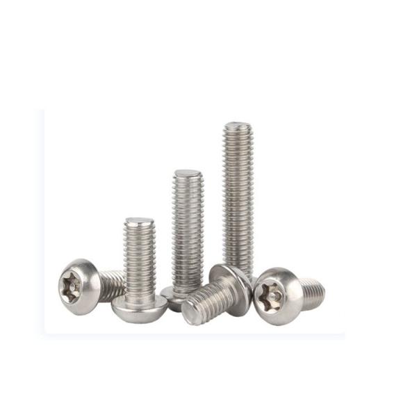 Serviço OEM fornecido A2-70 Torx Pin Screws de aço inoxidável para necessidades anti-tamper