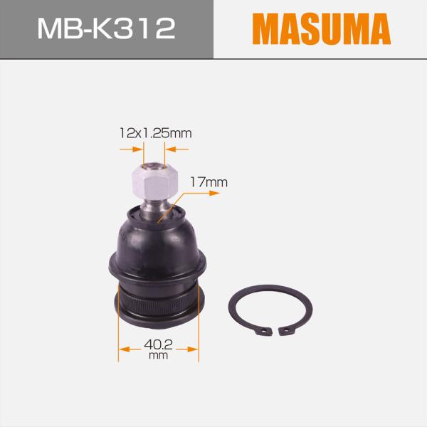 MASUMA N° MB-K312 Systèmes de suspension automatique joints à billes réglables pour le HYUNDAI COUPE I