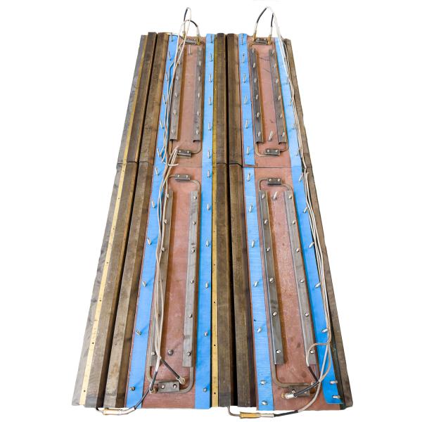 VDT-V88 Электрическое отопление набор печи нарезки нарезки набор пластинки двойной раммер 2-раммеры для асфальтировщика 80873870