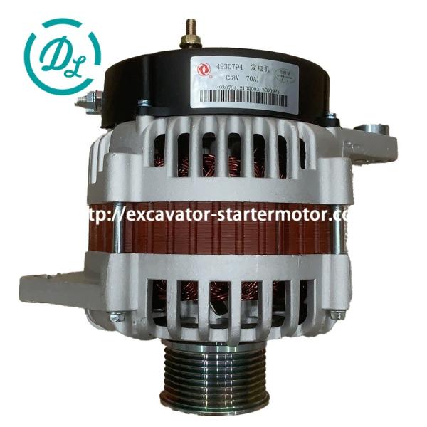 EexcavaStart Dongfeng 24V 70A Alternator OEM 4930794 for Excavator