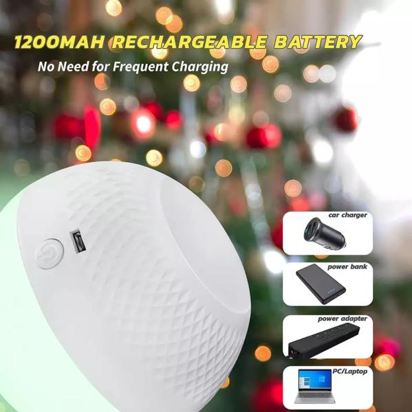 85mm Touch Remote Control Night Light Colorful Table Lamp For Living Room