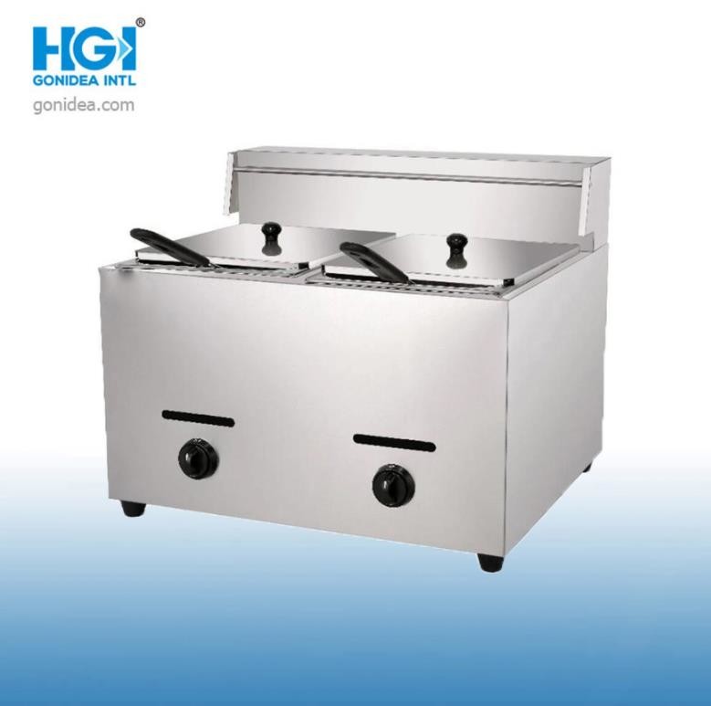 Fryer 6L газа нержавеющей стали Countertop глубокий с корзиной Fryer