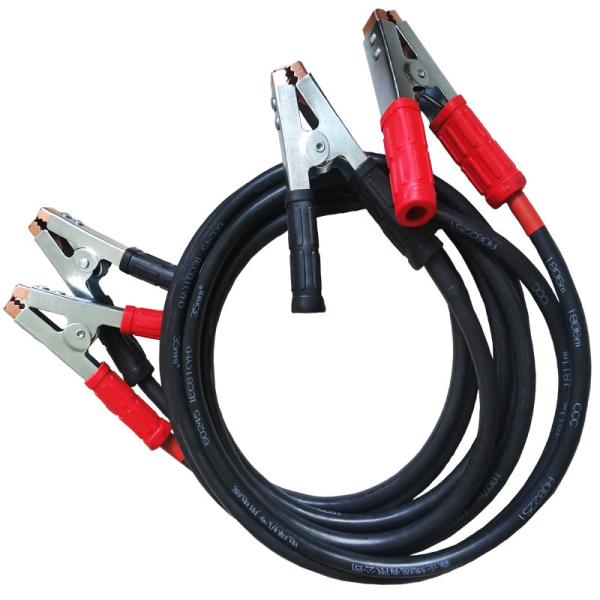 Plastic Insulated Coated Copper Boots Car Battery Alligator Clip Test Clamp 300A Rated