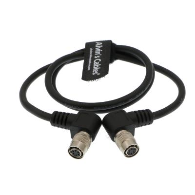IOs do cabo do ângulo direito de 6 Pin Hirose/poder fêmeas para a câmera do CCD de Basler GIGE AVT
