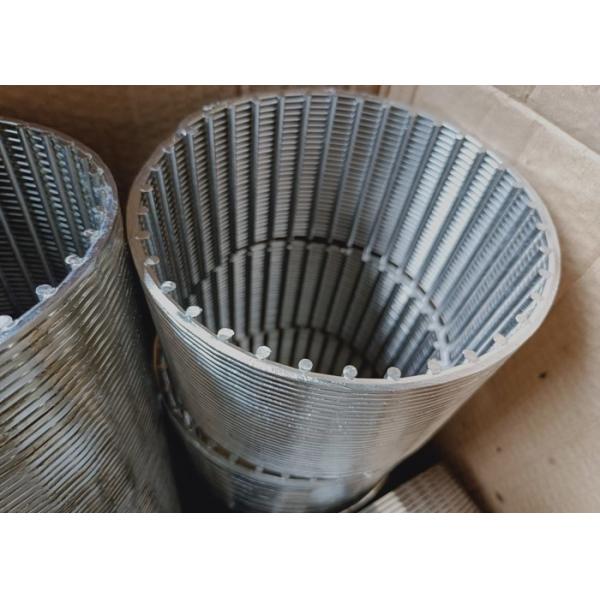 Municipal Water Pretreatment 4x7mm Wedge Wire Filter Screen 304L