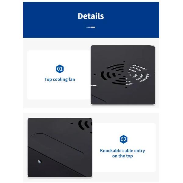 600*540*350 6U Standard 19 Inch Data Center Server Rack/Wall-Mounted Network Cabinet