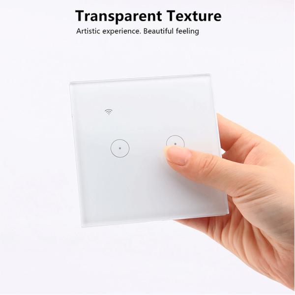 2.4GHz Touch Smart Light Switch CE 4 Gang Smart Switch 433MHz