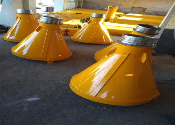 Wall Thickness 4.5mm Concrete Pump Accessories Square Thread Steel Tremie Pipe For Piling