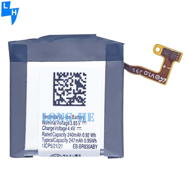 Bateria de substituição autêntica de 247mAh para o Samsung Galaxy Watch Active2 40mm EB-BR830ABY