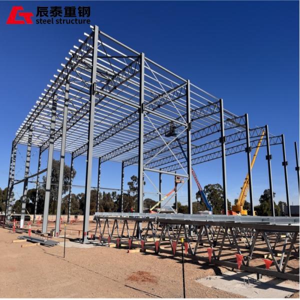 Prefabricated Long-span Portal Steel Frame Structure Industrial Workshop