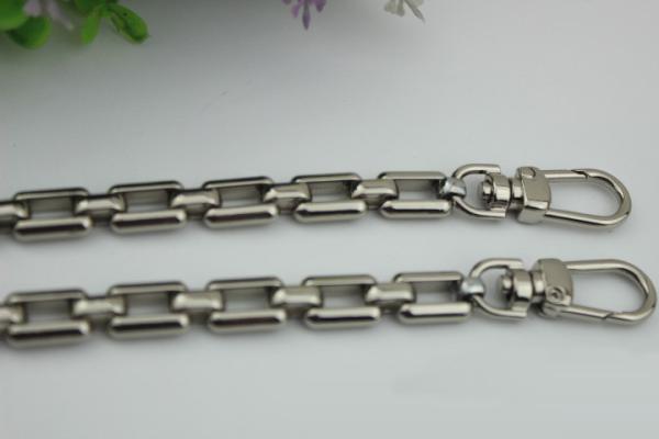 Hot selling zinc alloy light gold 120 mm length clutch bag chain for strap