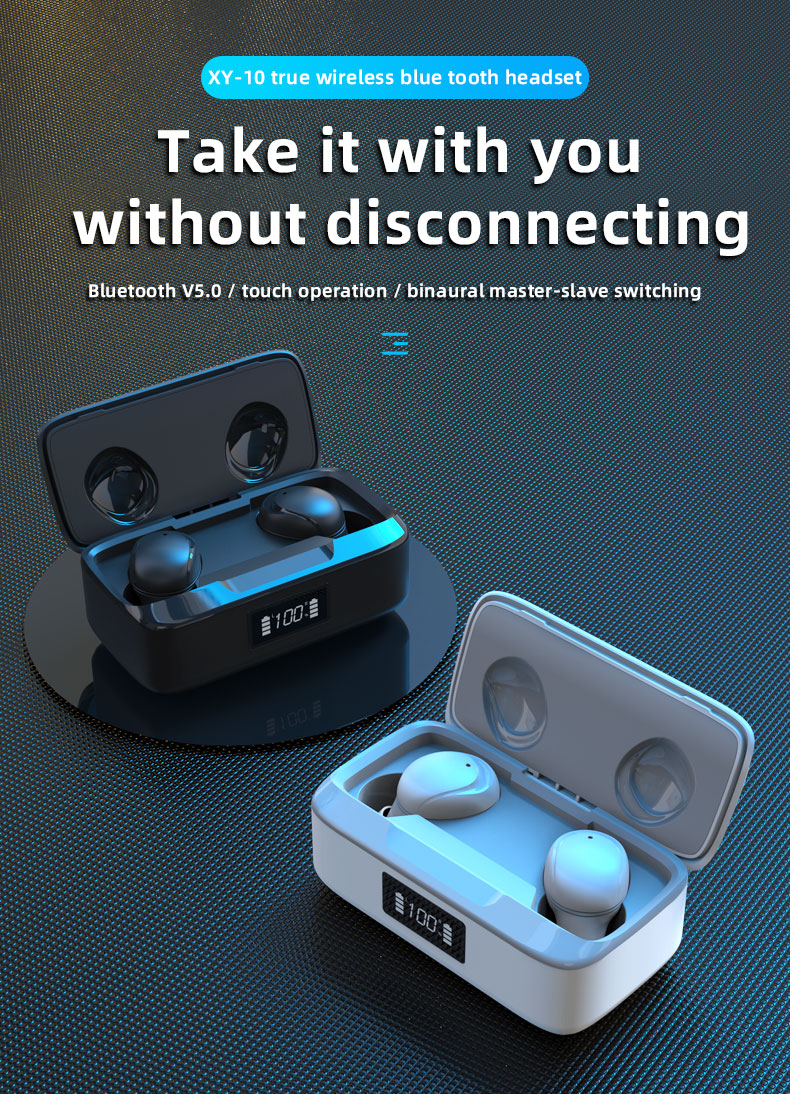 Наушник ODM XY-10 Bluetooth 5,0 истинный беспроводной стерео