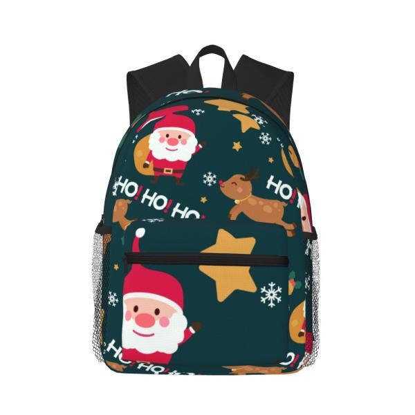 Functional and Fashionable Custom Logo Pattern Design School Backpack for Students