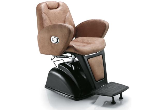 Antique Adjustable Barber Chairs For Salon Shop , Hydraulic Oil Pump Lifting