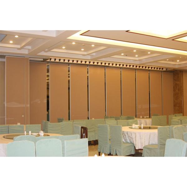 Système de paroi coulissante d'hôtel Paroi séparative acoustique mobile en tissu