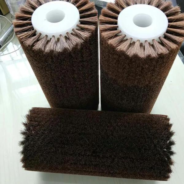 Brosse à rouleaux de cheval pour le polissage et le cirage des fruits