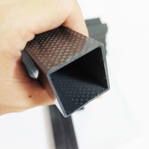 Rigid, Durable & Precision-Made Square Carbon Fiber Tube, Roll Wrapped or Pultruded