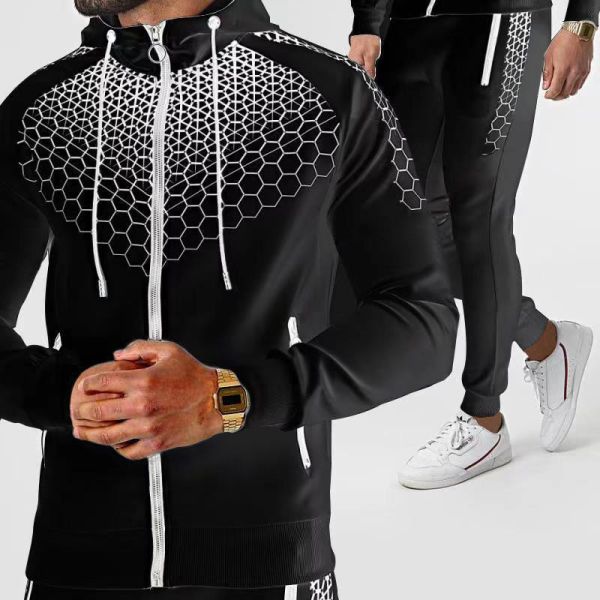 Custom Design Sport Training Print Jackets Polyester Cotton Sportswear Solid Color Jacket for Men