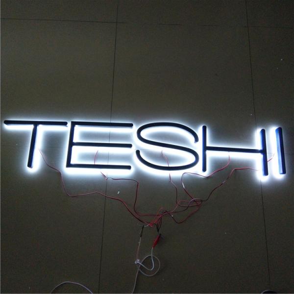 Lit края знака письма Enseigne Lumineuse 3D дела