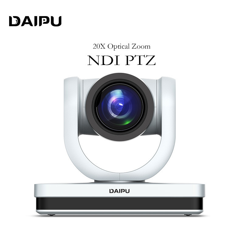 PTC-20N NDI HX2 PoE HD-MI 3G-SDI 4K30 UHD IP Auto Tracking PTZ Camera Stream Live