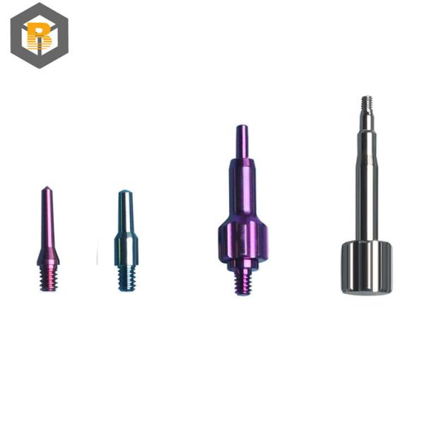 Custom Dental Implant Abutment Titanium Alloy Retaining Screws Straight Plural Abutment Precision Machining Part
