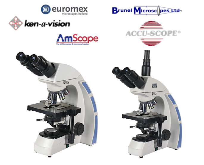 Digital Biological Microscope XSZ-166T With 9.7 Inch LCD Infinite Plan