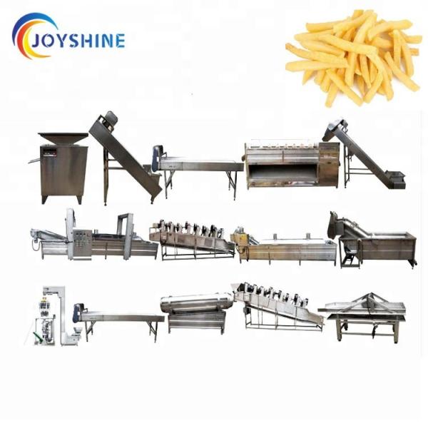Ligne de production avancée de collations pour les patates frites fraîches congelées