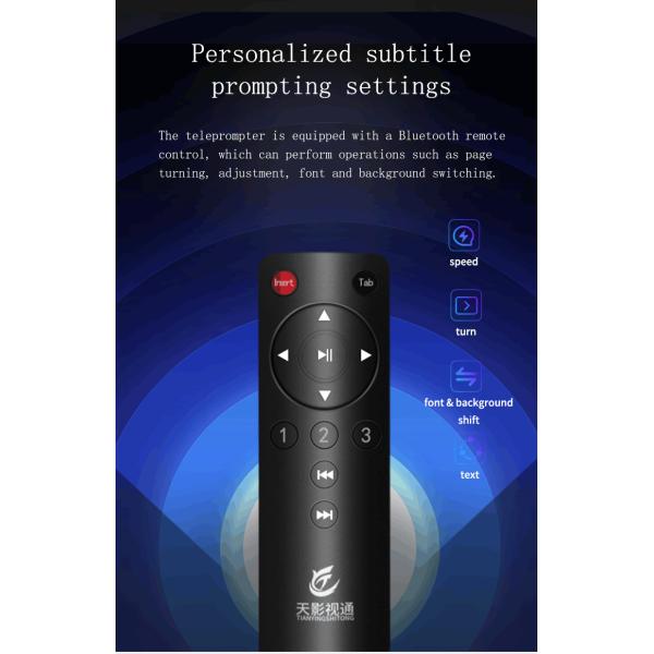 17 polegadas Super Sala de Conferências Teleprompter Discurso de Reunião Prompter de Molde Privado embutido