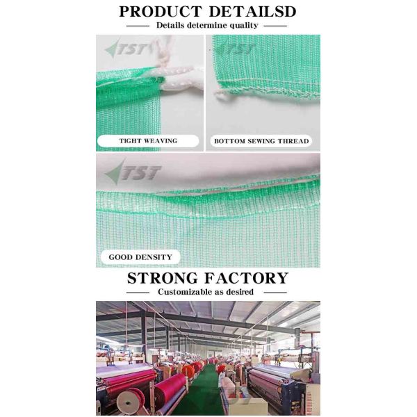 Green Circular Monofilament Nets  Bags For Vegetables