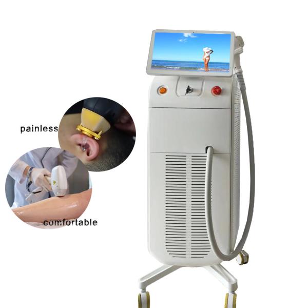 Diode Laser Hair Removal Beauty Machine 1800W Professional Hair Laser Machine 4 Wavelength
