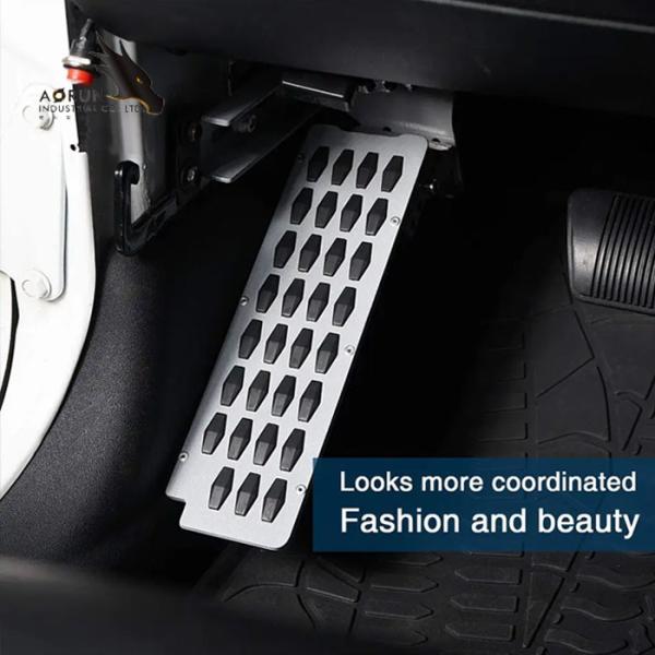 Car Accessories Adjustable Driver Foot Peg & Accelerator Pedal For Jeep Wrangler JK 2007-201