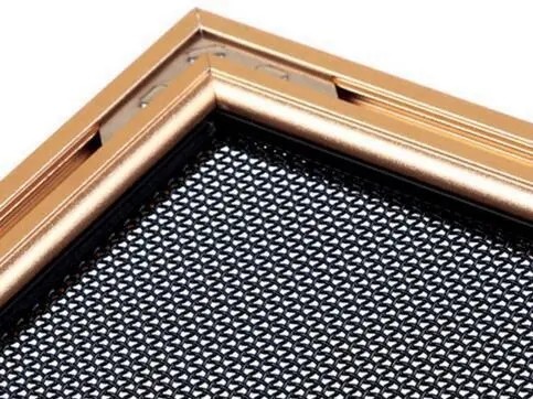 Moustiquaire en acier inoxydable SS304 noir gris 10-16 Mesh