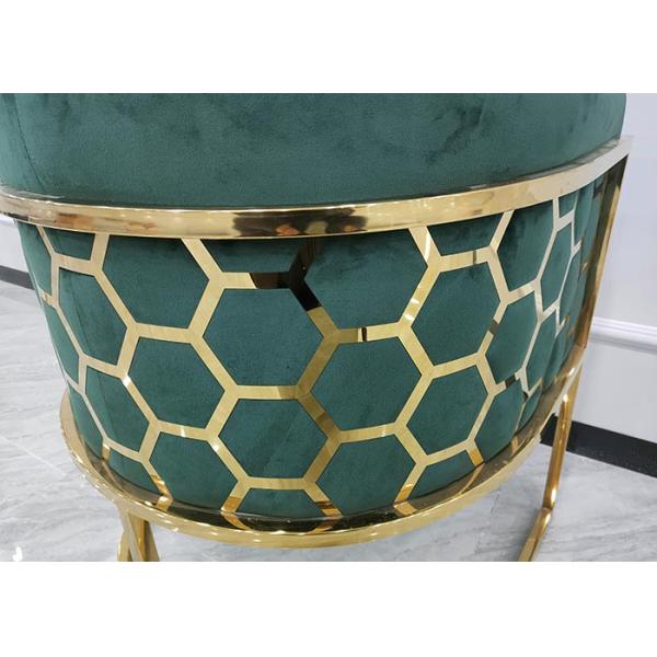 150kg Stainless Steel Covered Gilded Soft Velvet Sofa Modern Luxury Design Style