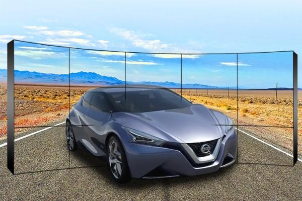 3.5mm LCD TV Creative Video Wall 550cd/M2 55 Inch 21KG For Meeting
