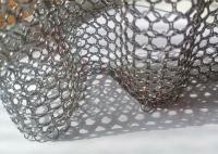 divisor de aço inoxidável de 1.2x10mm Ring Mesh Curtain Use As Room