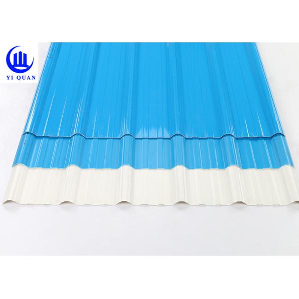 1.5mm Thickness PVC Roofing Tiles Weather Resistance Environmental Roof Sheets