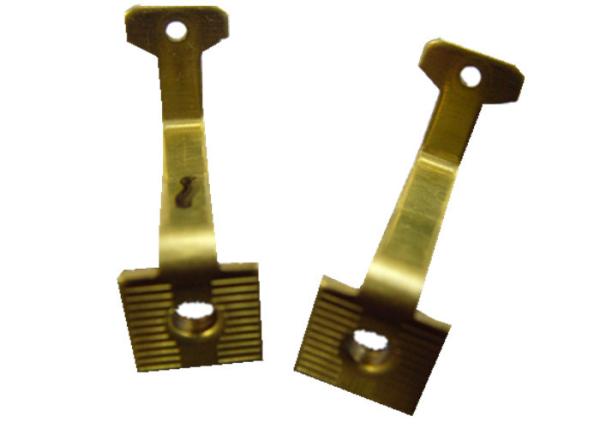 Metal Contact Shrapnel Automotive Stamping Dies One Row Cavity Coin Cell Holders