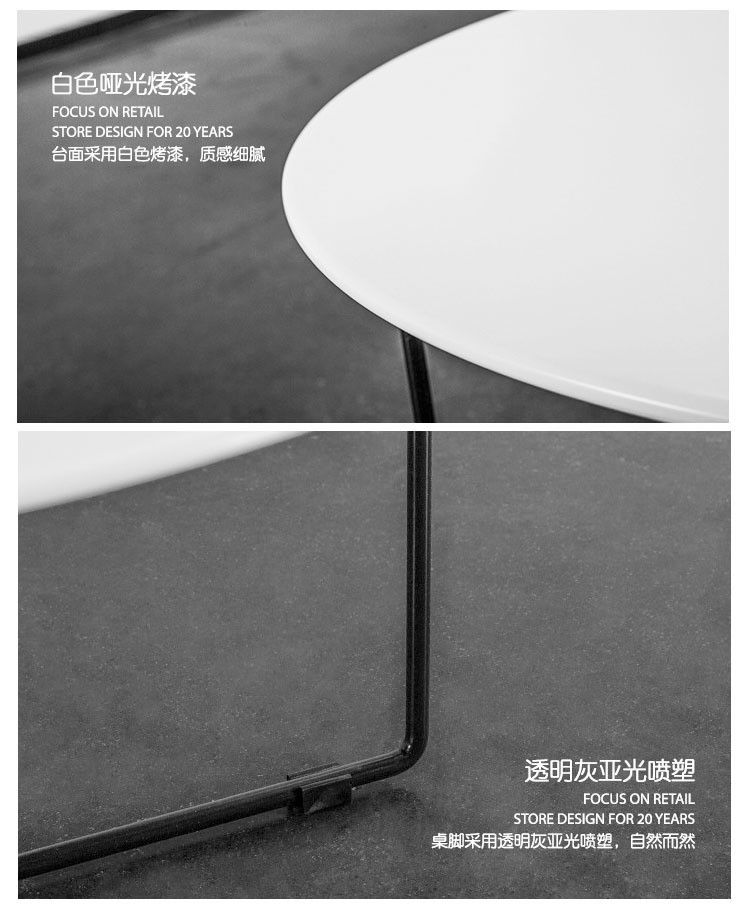 Mail Packing Stainless Steel Oval Marble Living Room Table for Minimalist Dining