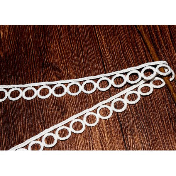 Отделка шнурка гипюра Венеции француза круга с поли волокном молока для азо блузки освобождает