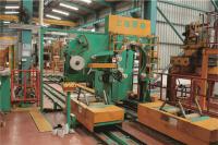 bobine en acier de 380V 50Hz enveloppant la ligne OD800-1500mm avec la machine d'inclinaison de tourniquet
