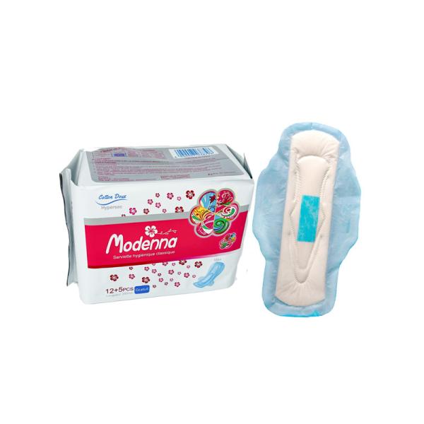 Acessórios descartáveis de algodão para mulheres Acessórios higiénicos menstruais de algodão para mulheres Serviços com asas