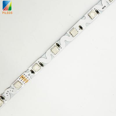 Tira LED RGB en forma de S Zigzag 60LED/M DC24V con Control Remoto