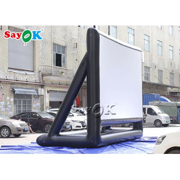 Waterproof PVC 6.4x4.6mH Commercial Inflatable Sealed Air Screen