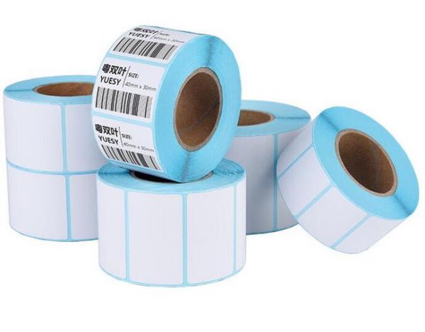 Airline Luggage Label Single  Proof Thermal Paper  With 50G Blue Glassine Paper