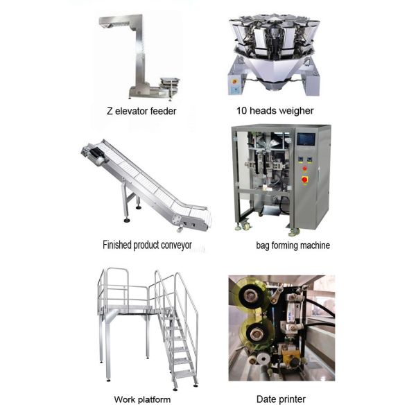 High speed Automatic bread pillow packing machine 50bag min automatic weight filling machine dried foods bag machine nuts pre made pouch machine nuts pouch filler