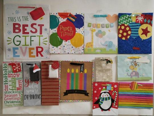 Customized Printing Paper Gift Bags Paper Party Bags With FSC Certification