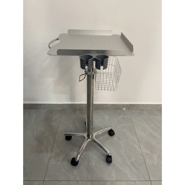Mobile Monitor Cart Medical Trolley Stainless Steel Hospital Monitor Trolley for Sale
