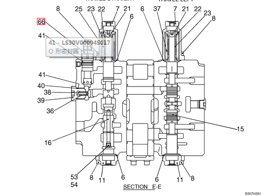 Части VOE14597185/LS22V00008F1 землекопа Volvo клапана сброса экскаватора EC460 SK485