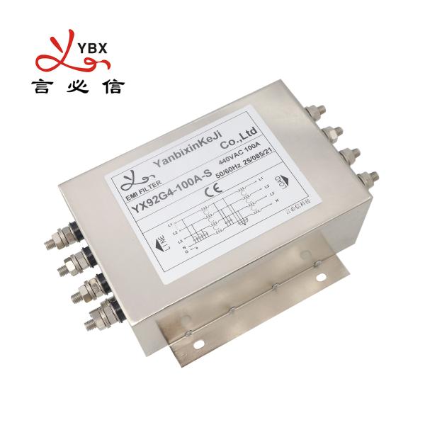YX92G4 Высокопоточный трехфазный EMI фильтр Четырехлинейный EMI фильтр для SMPS